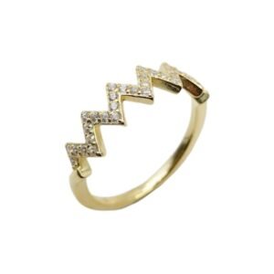 anillo zig zag